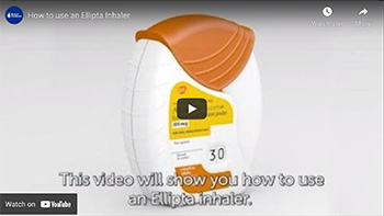 How to use an Ellipta Inhaler