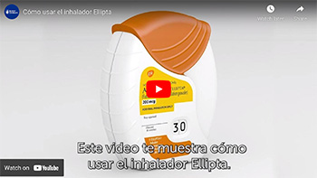 Cómo usar el inhalador Ellipta