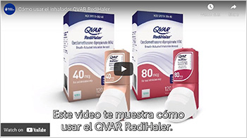 Cómo usar el inhalador QVAR RediHaler