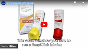 How to use the RespiClick Inhaler