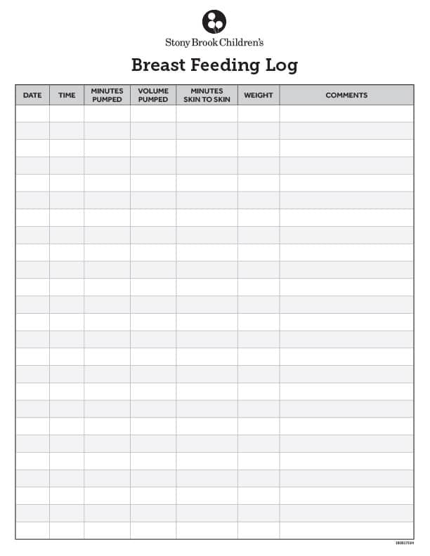 Cover of Breast Feeding Log