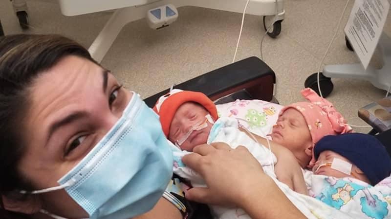 Cole, Kyle and Christina first born